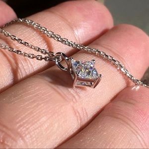 Diamond Necklace w/Chain  NWOT